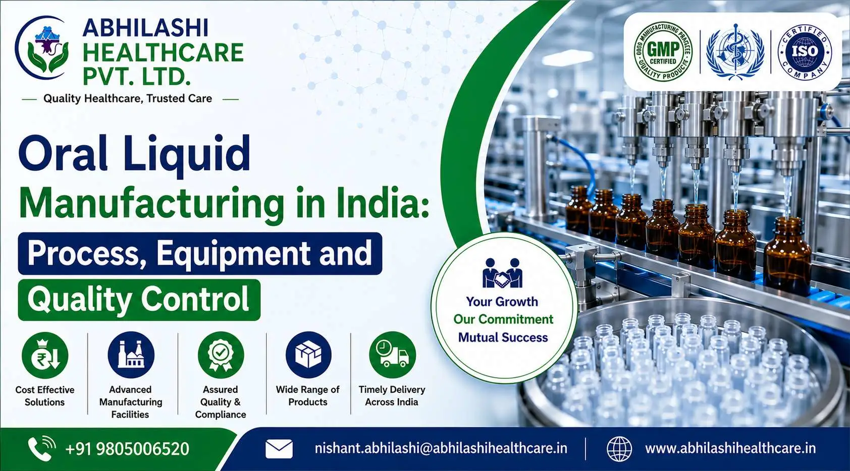 Oral Liquid Manufacturing in India
