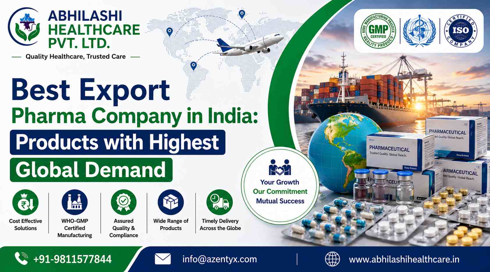 Best Export Pharma Company in India: Products with Highest Global Demand